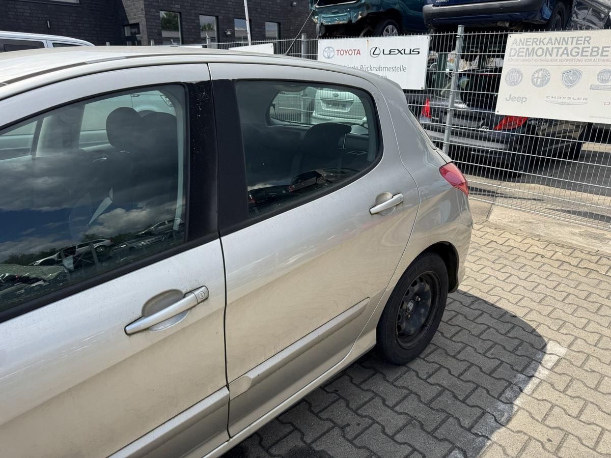 Peugoet 308 I original T&uuml;r hinten links ETS Aschgrau Flie&szlig;heck Rohbau Bj.2008